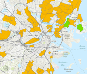 Food Deserts in the Boston Area